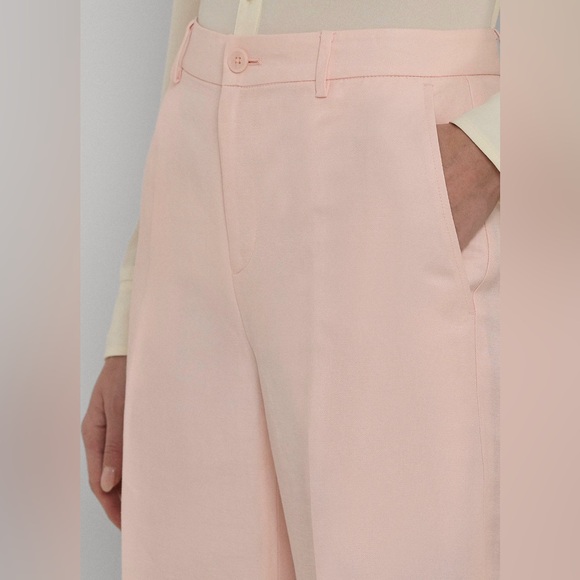 Ralph Lauren Linen-Blend-Twill Cropped Pant - Picture 5 of 5